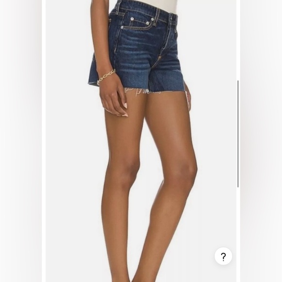 NWT Rag & Bone Dre Low-Rise Denim Shorts In Cambria Sz 27 - Picture 5 of 6